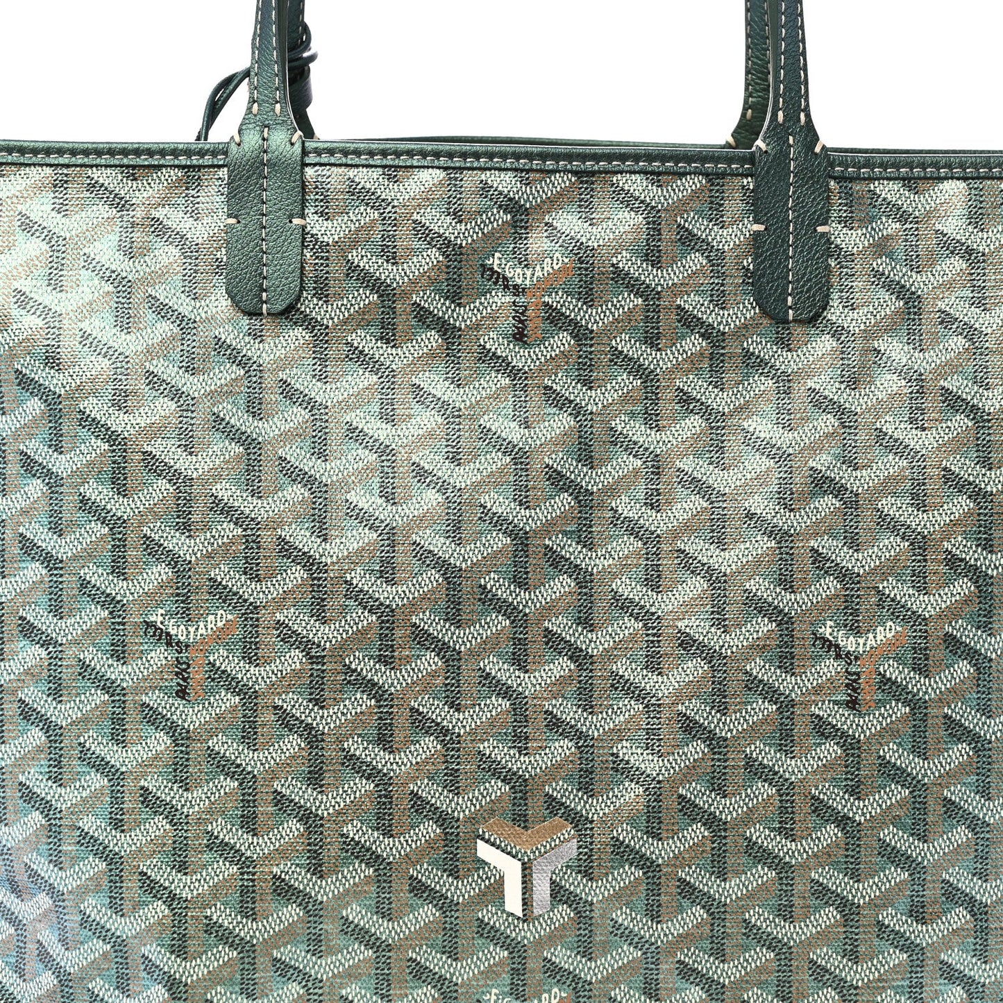 Iridescent Goyardine Saint Louis PM Pearly Green