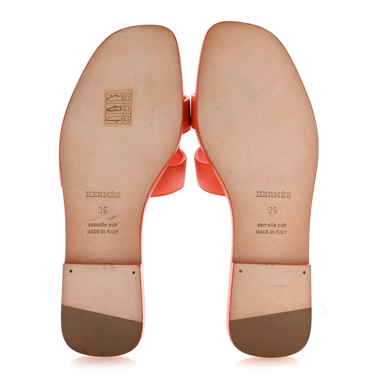 Epsom Oran Sandals 36 Orange Poppy