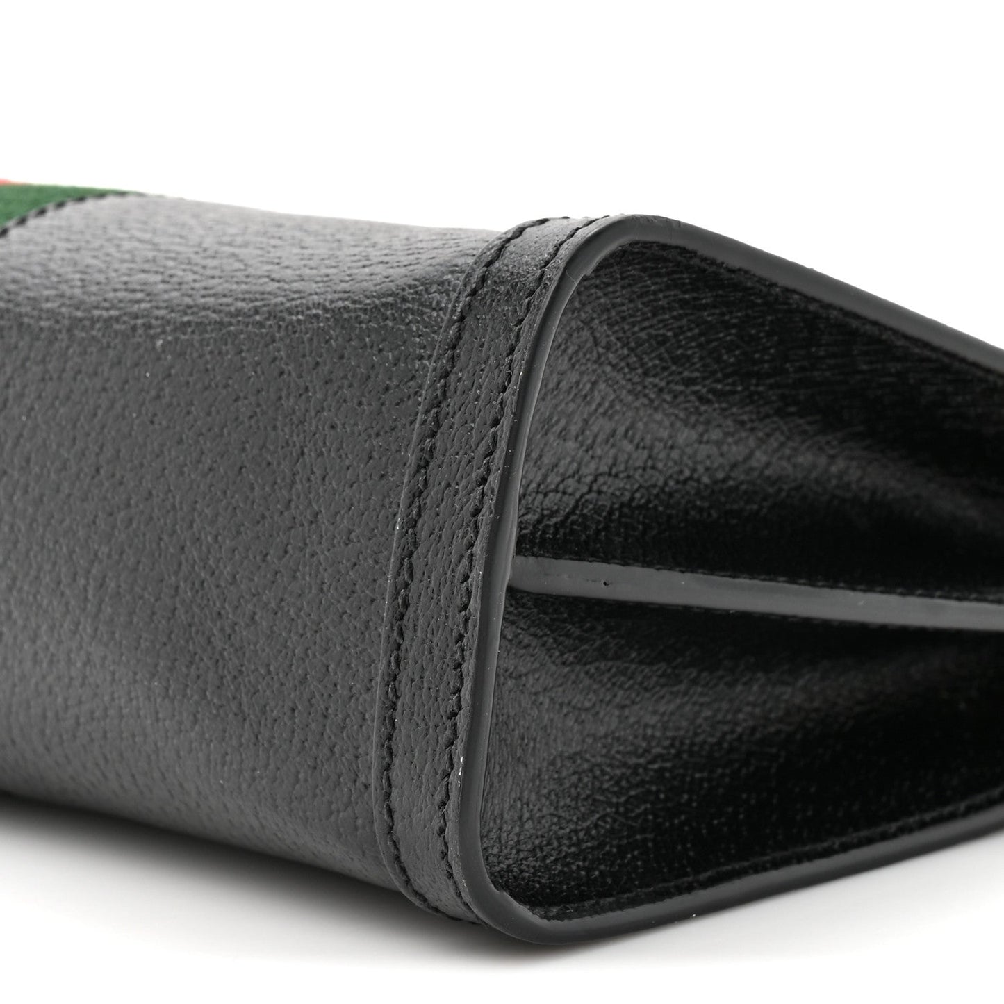 Calfskin GG Web Small Ophidia Chain Shoulder Bag Black