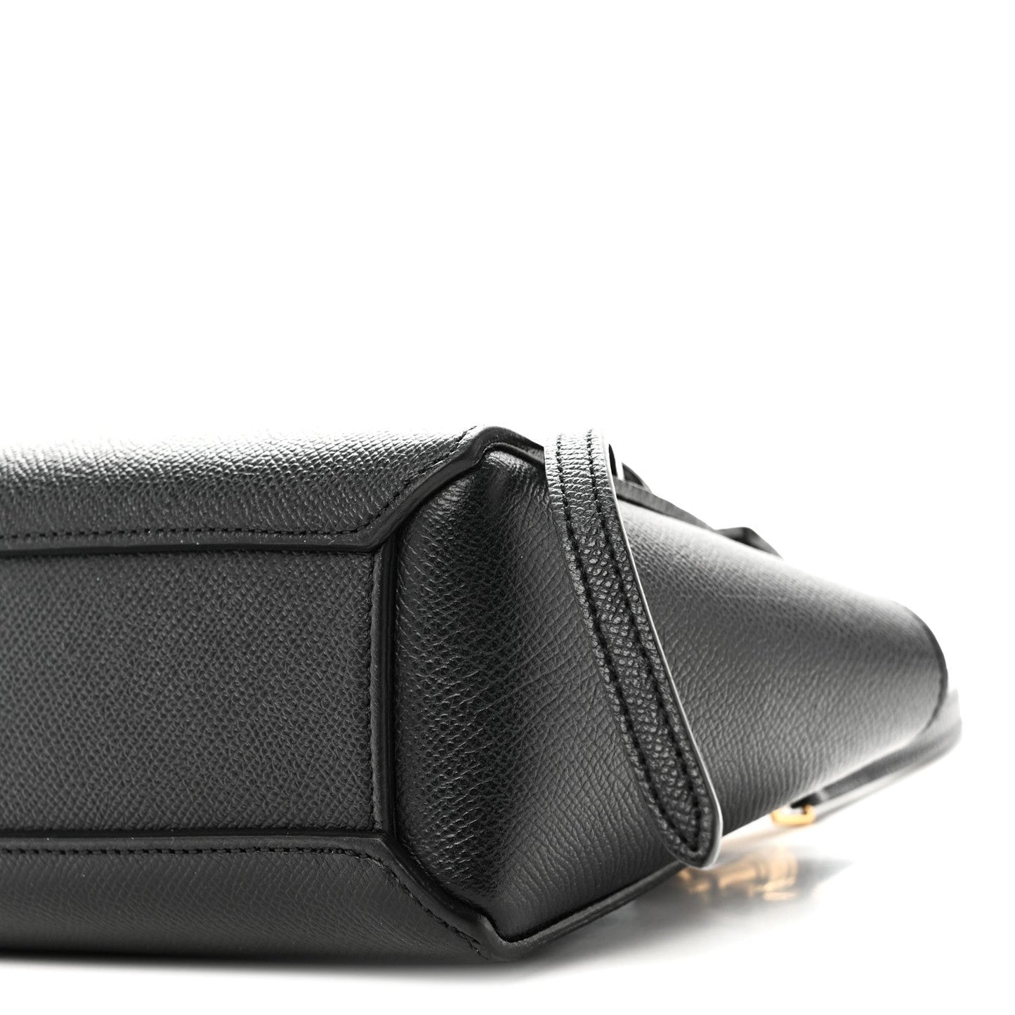 Grained Calfskin Pico Belt Bag Black