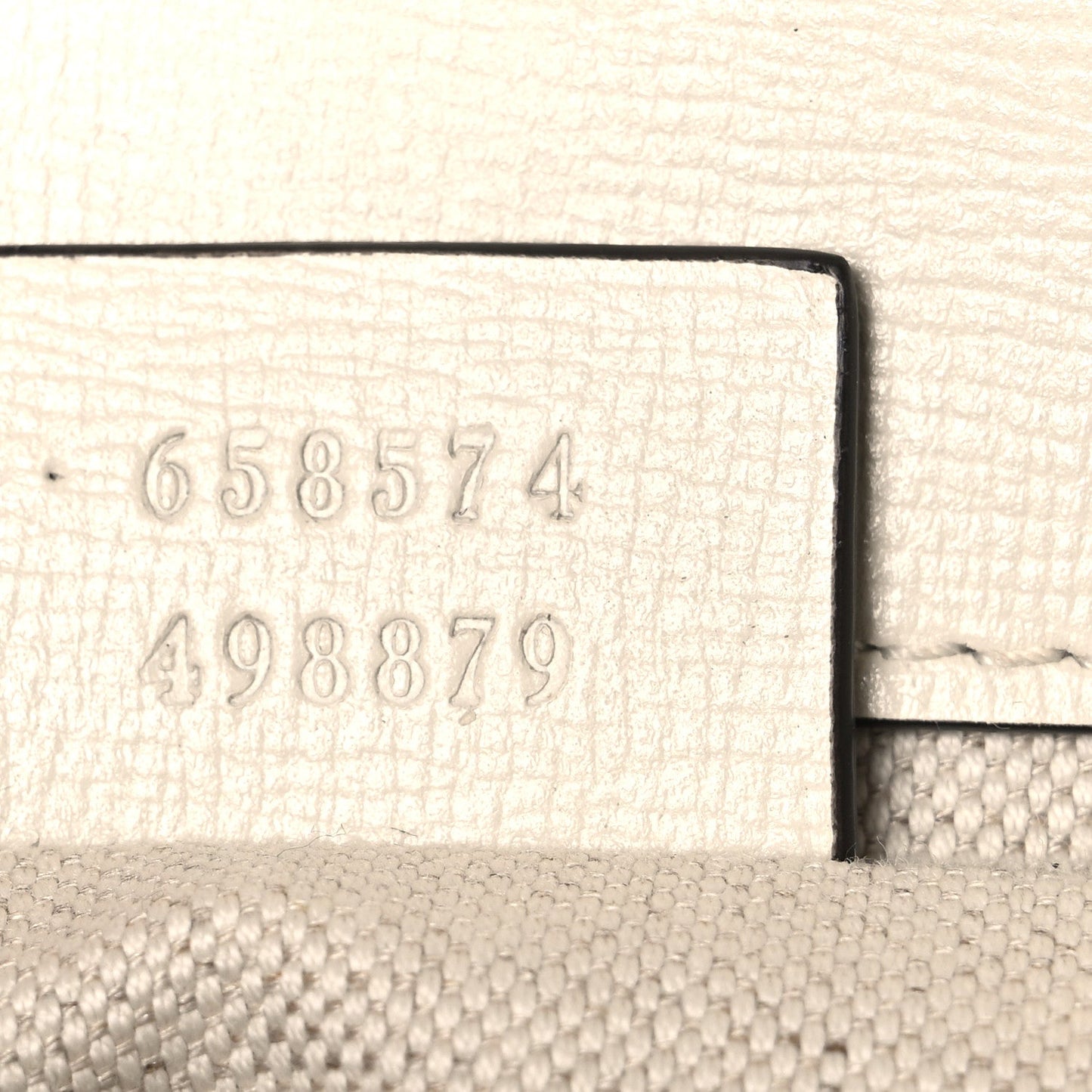GG Supreme Monogram Web Mini Horsebit 1955 Shoulder Bag Beige Mystic White
