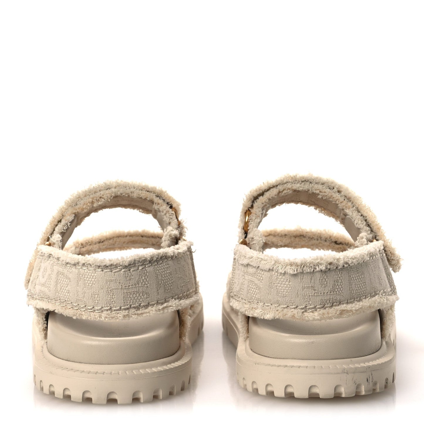 Cotton Dioract 10mm Sandals 36 Natural