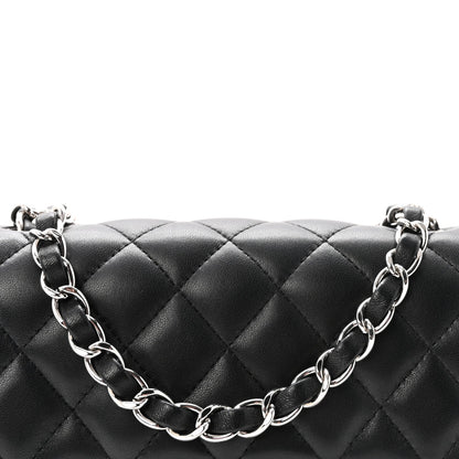 Lambskin Quilted Mini Rectangular Flap