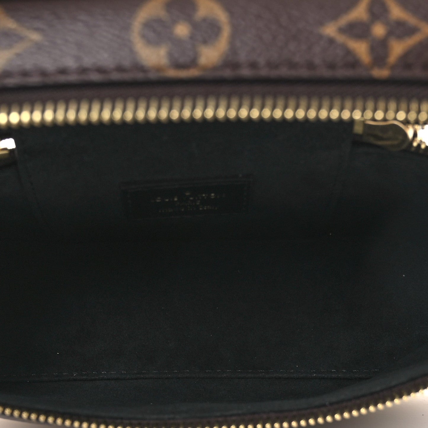 Reverse Monogram Vanity Chain Pouch