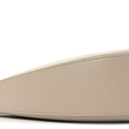 Satin Calfskin Jacquard Small Luna Bag Oat