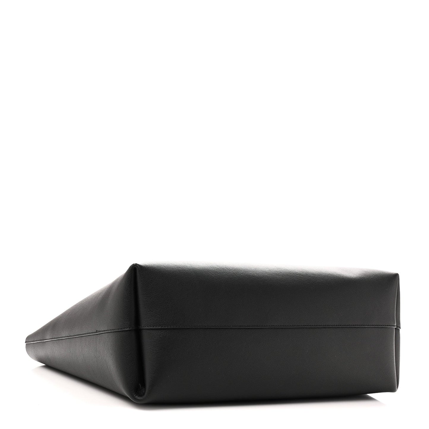 Calfskin Large Shopping Tote Black