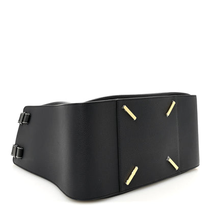 Calfskin Large Hammock Shoulder Bag Midnight Blue Black