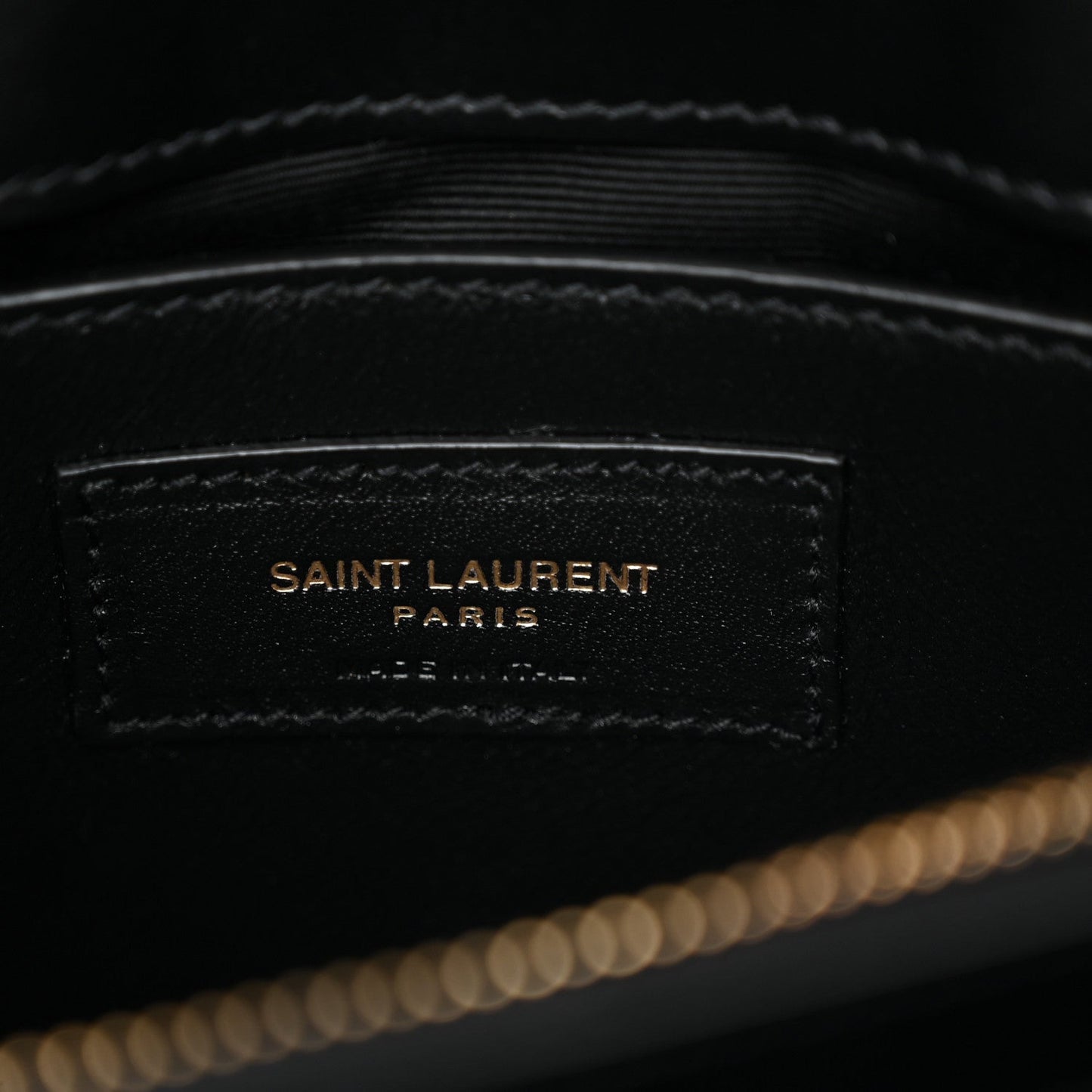 Calfskin Y Quilted Monogram Small Loulou Chain Satchel Black