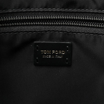Nylon Pouch With Chain Black
