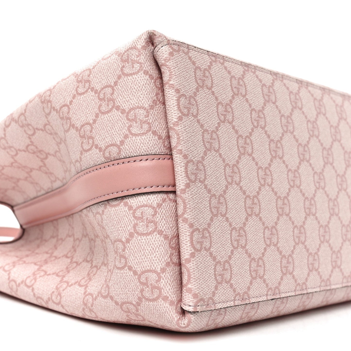 GG Supreme Monogram Emblem Large Tote Bag Light Pink
