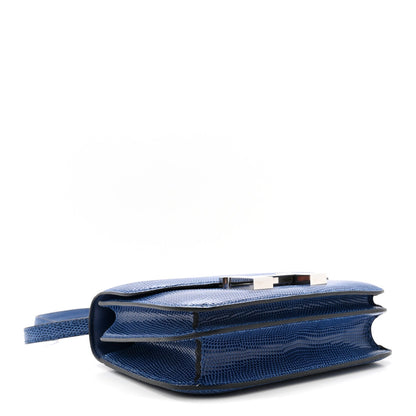 Lizard Constance 18 Bleu Saphir