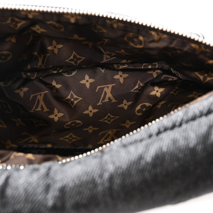 Econyl Monogram LV Ski High Rise Bumbag Black Jeans