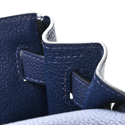 Togo Kelly Retourne 28 Bleu Saphir
