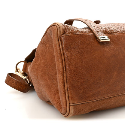 Shiny Grained Lambskin Travel Day Oak