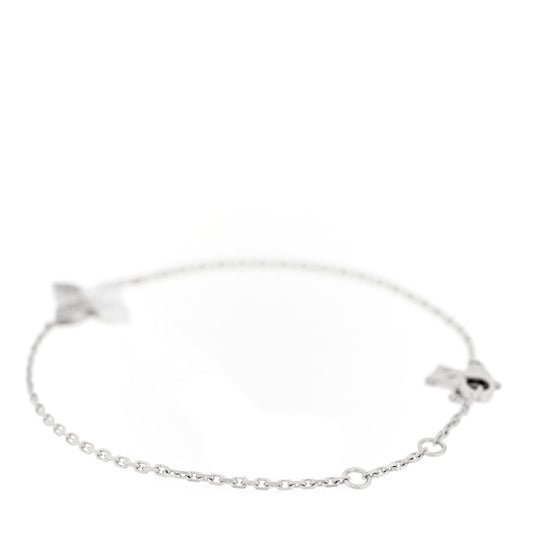 18K White Gold Diamond Star Blossom Bracelet