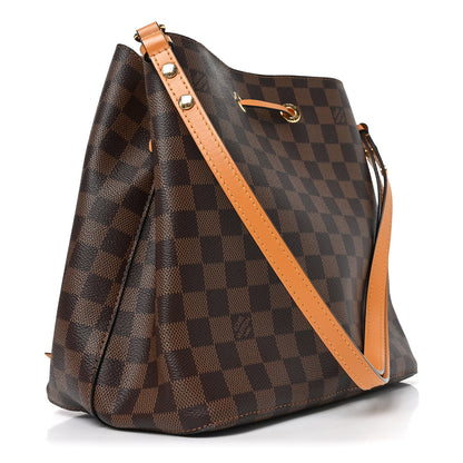 Damier Ebene Neonoe MM Safran
