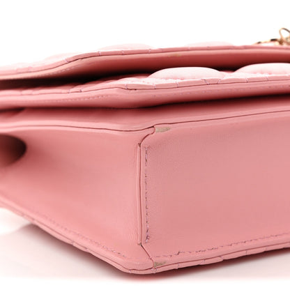 Lambskin Cannage Miss Dior Top Handle Bag Pink
