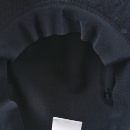 Wool Calfskin Dani Cap 57 Marine Black