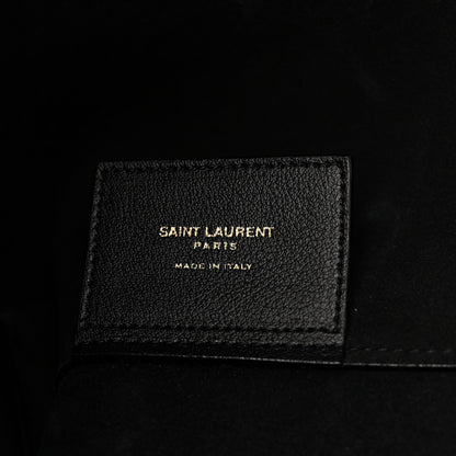 Calfskin Large Shopping Tote Black