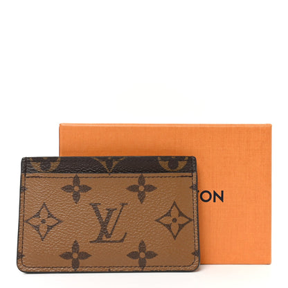 Reverse Monogram Card Holder