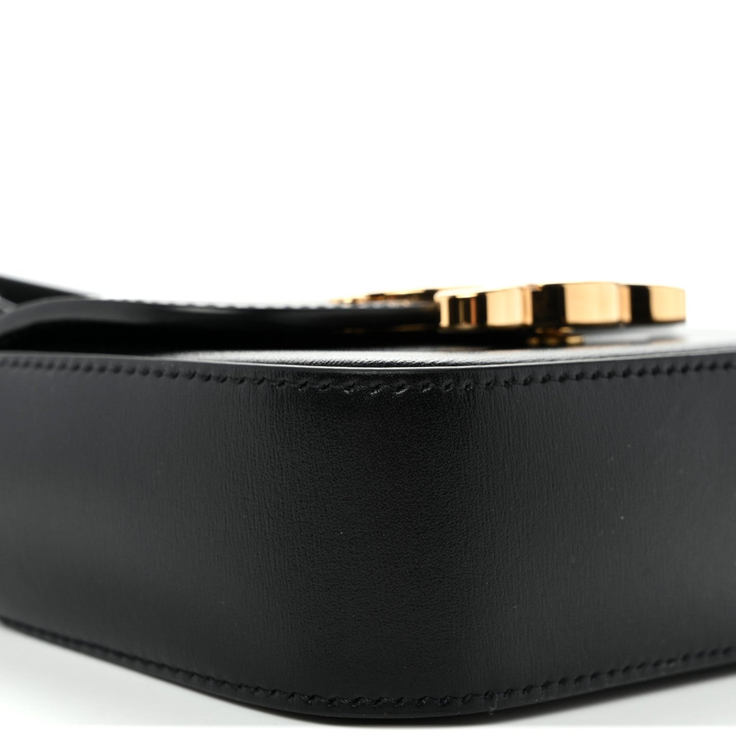 Shiny Calfskin Mini Triomphe Black