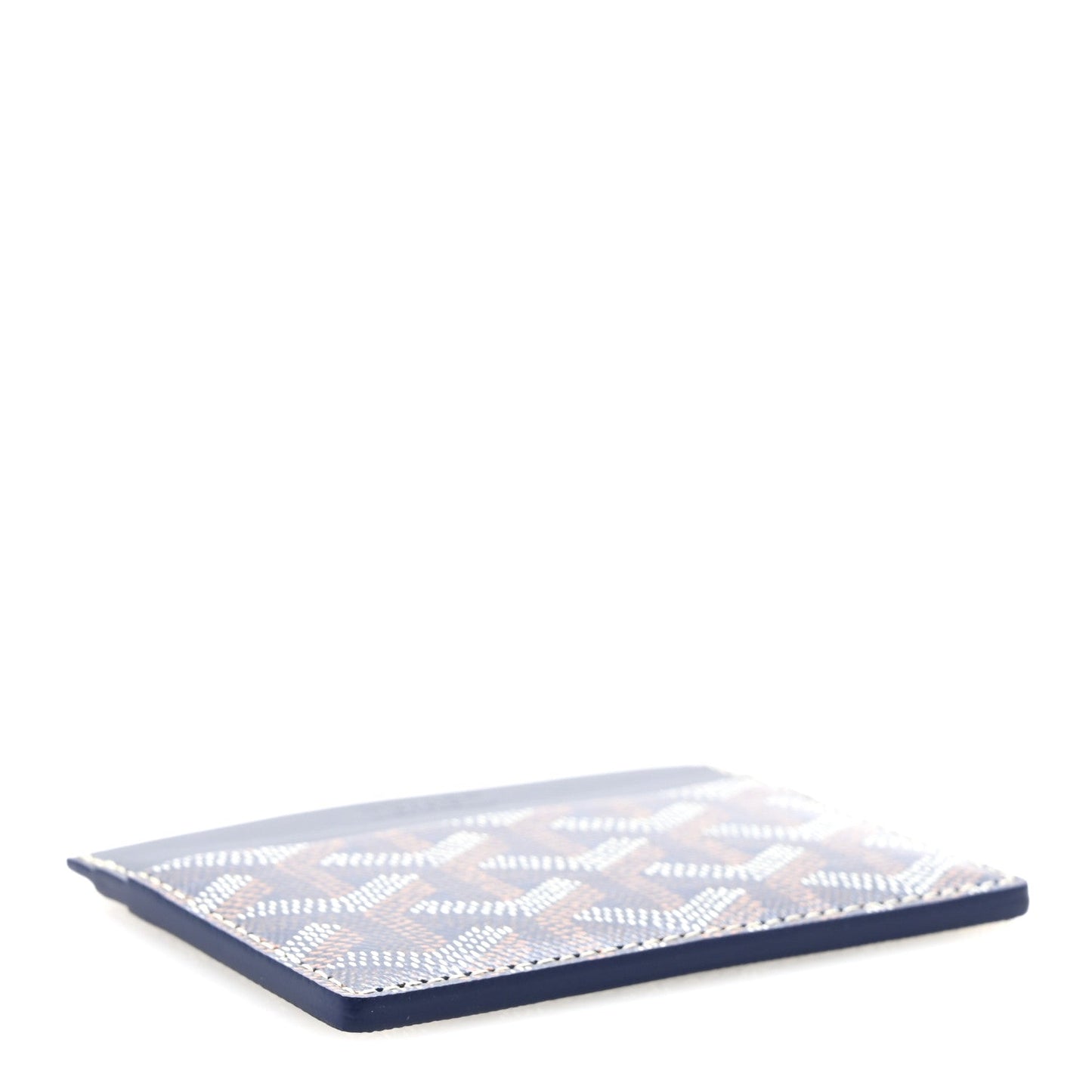 Goyardine Saint Sulpice Card Holder Navy