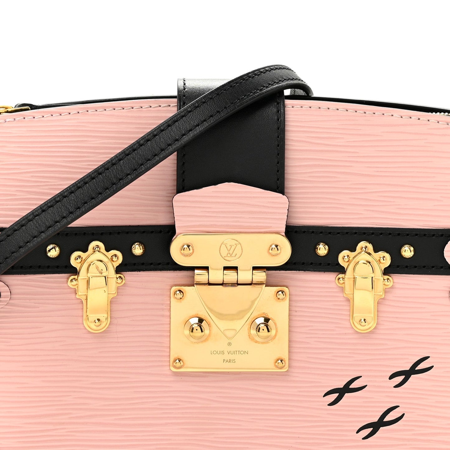 Epi Trunk Clutch Rose Ballerine