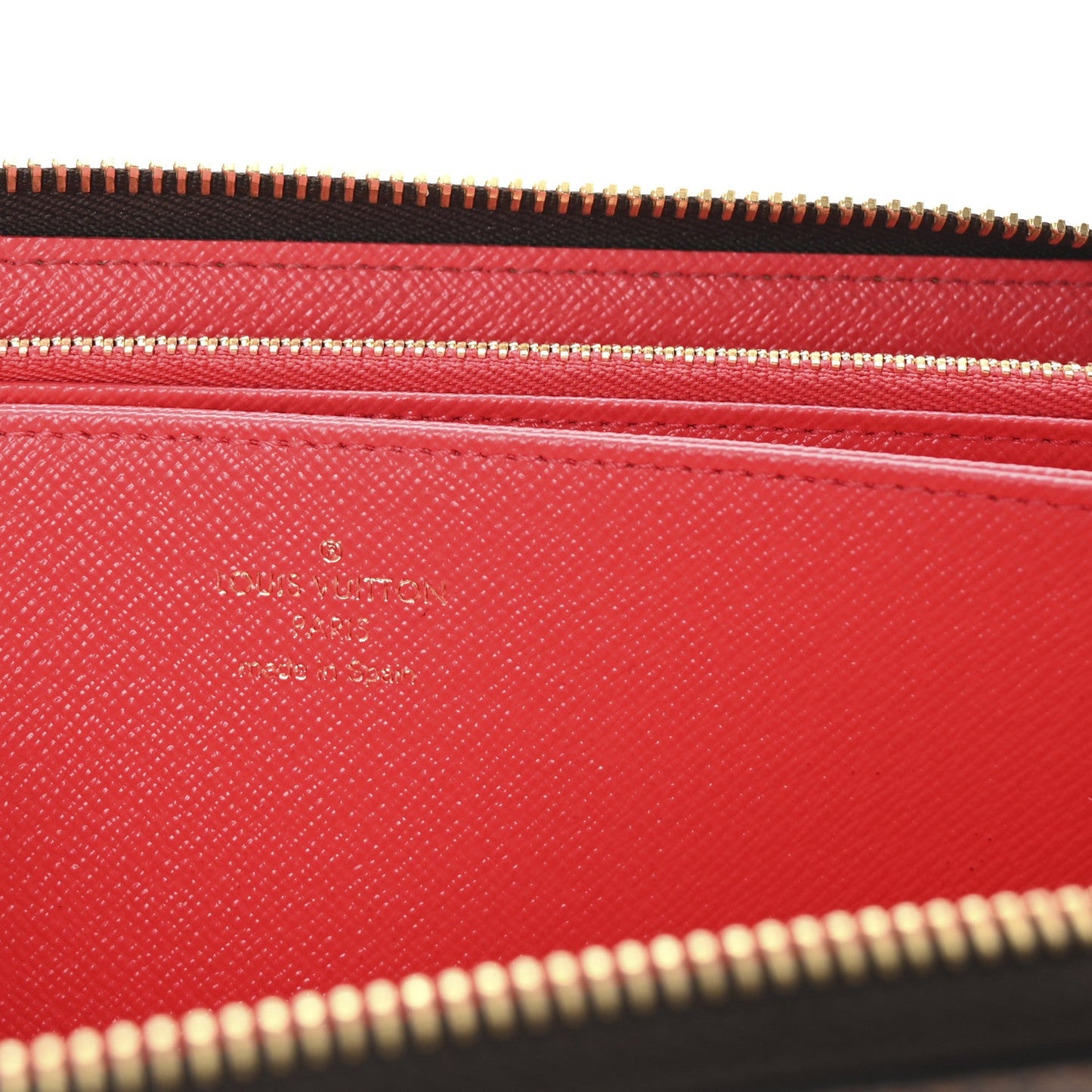 Damier Ebene 2016 Christmas Animation Zippy Wallet Rouge