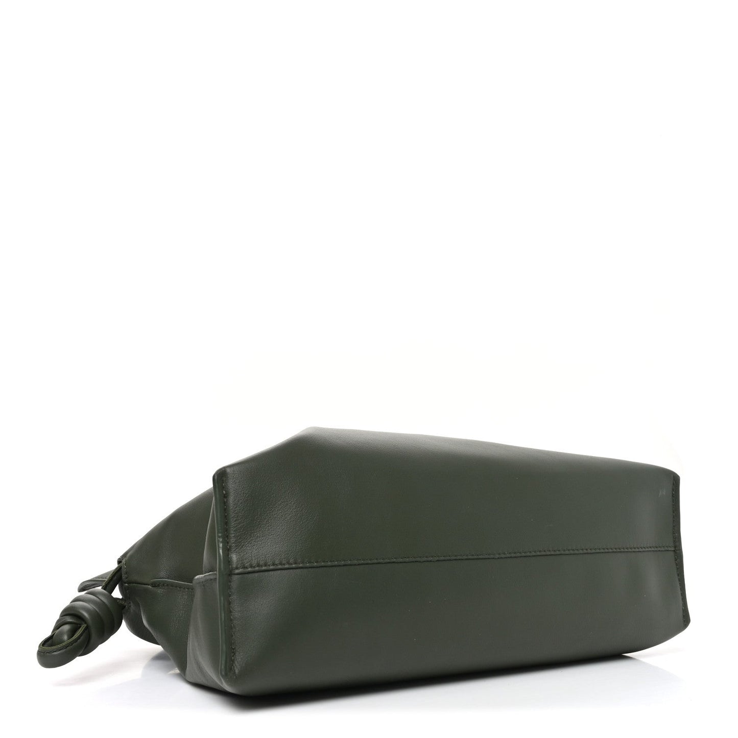 Nappa Medium Flamenco Knot Bag Dark Khaki