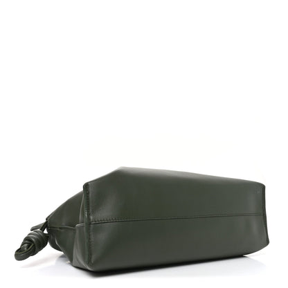 Nappa Medium Flamenco Knot Bag Dark Khaki