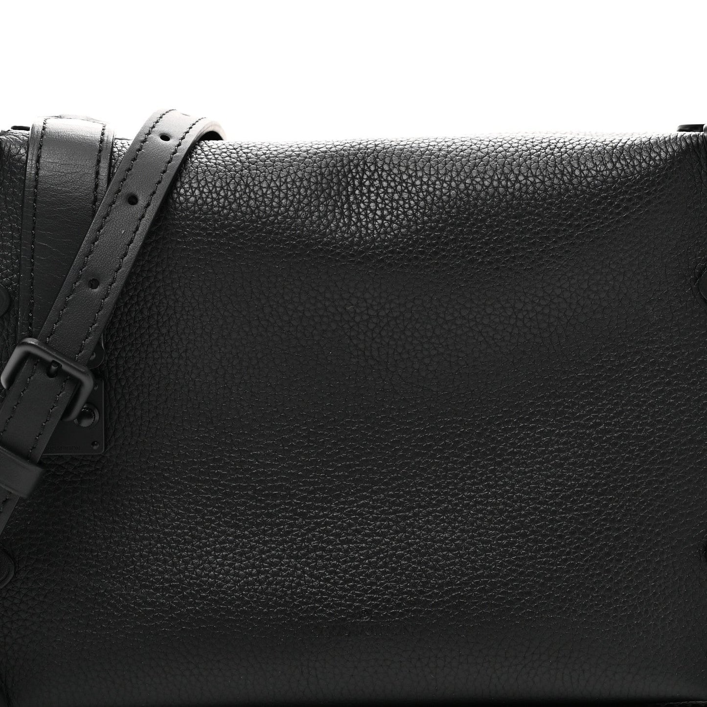 Calfskin Side Trunk MM Black