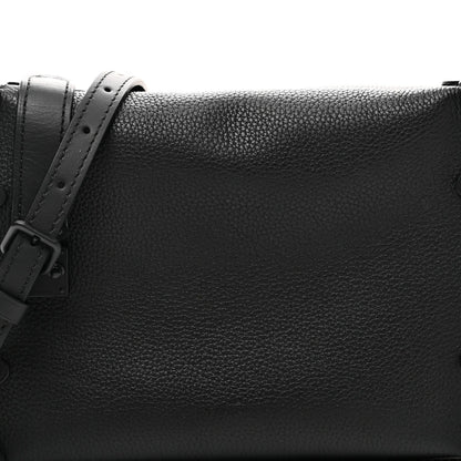 Calfskin Side Trunk MM Black
