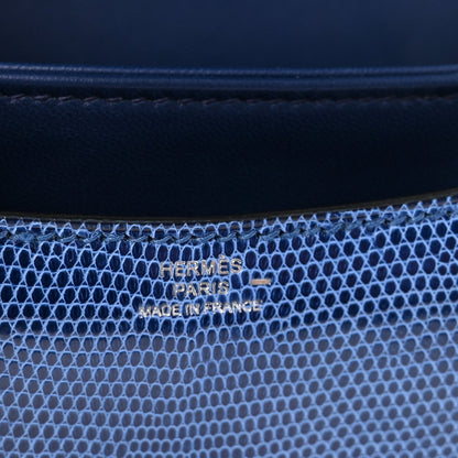 Lizard Constance 18 Bleu Saphir