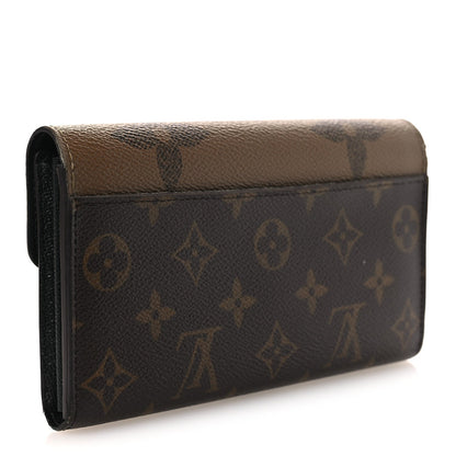 Reverse Monogram Giant Sarah Wallet
