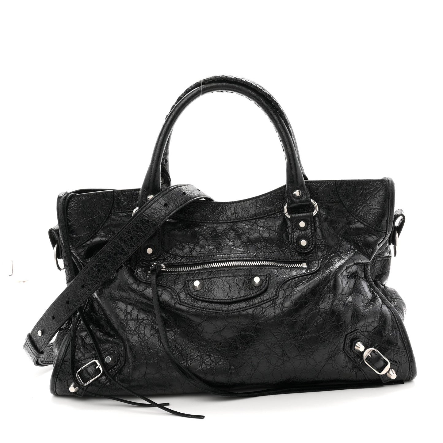 Agneau Arena Silver Hardware Medium Le City Black