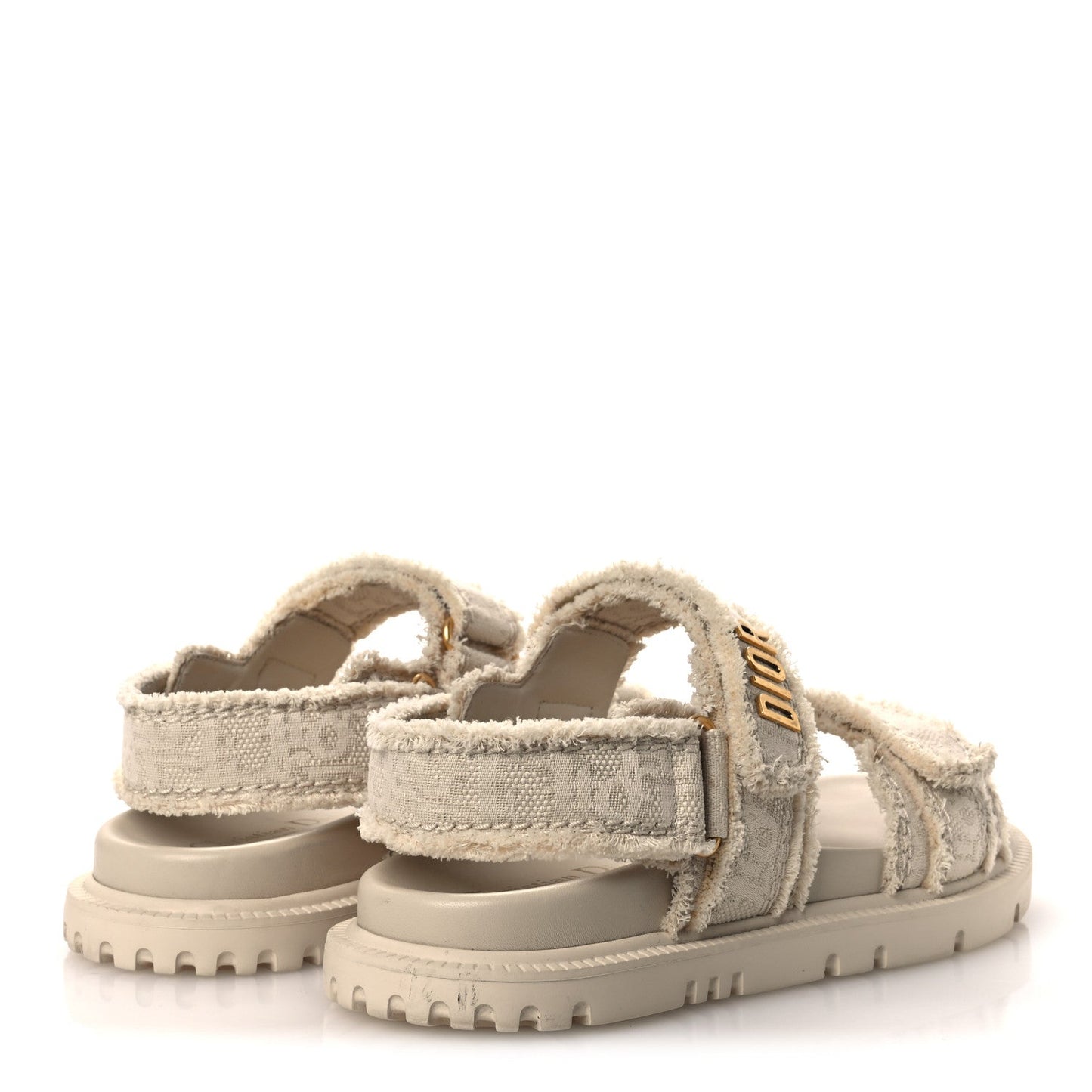 Cotton Dioract 10mm Sandals 36 Natural