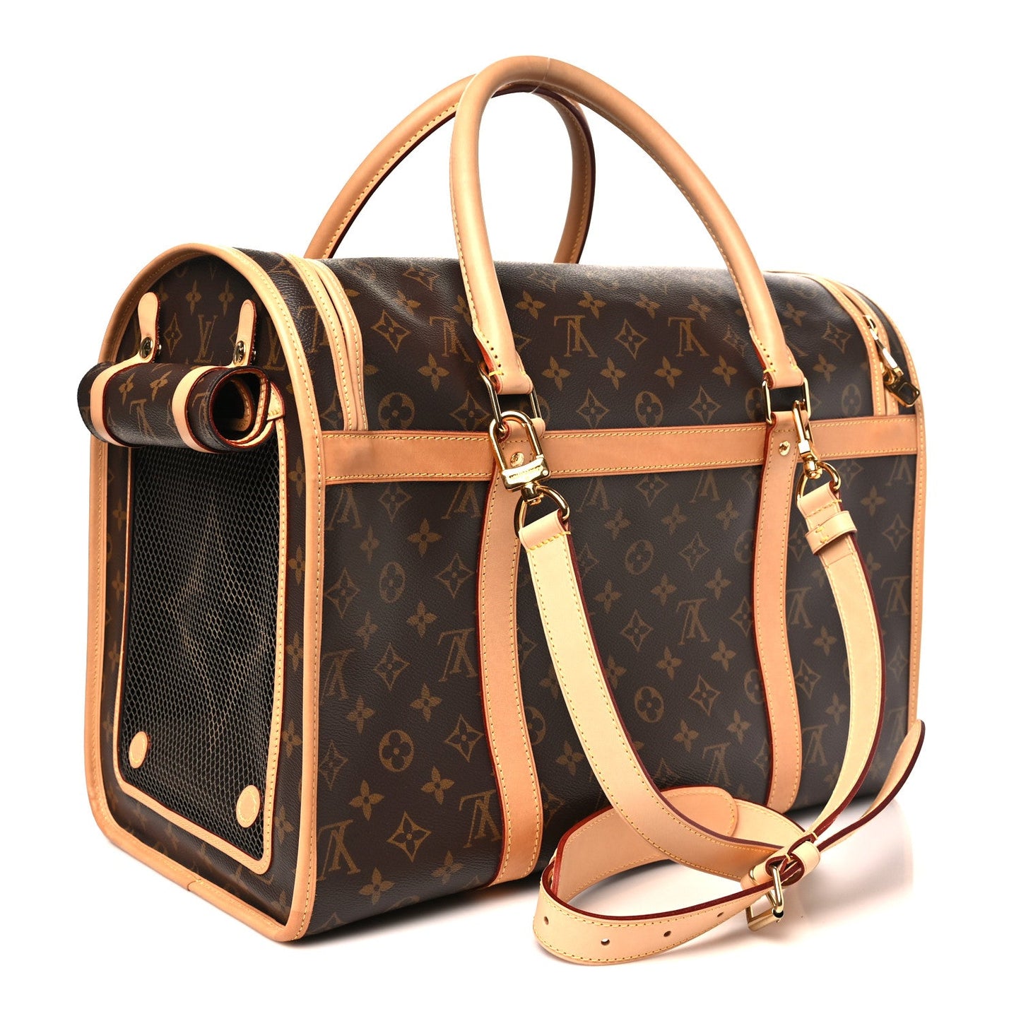 Monogram Dog Carrier 45