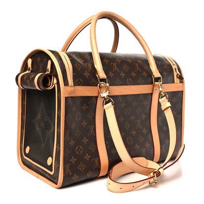 Monogram Dog Carrier 45