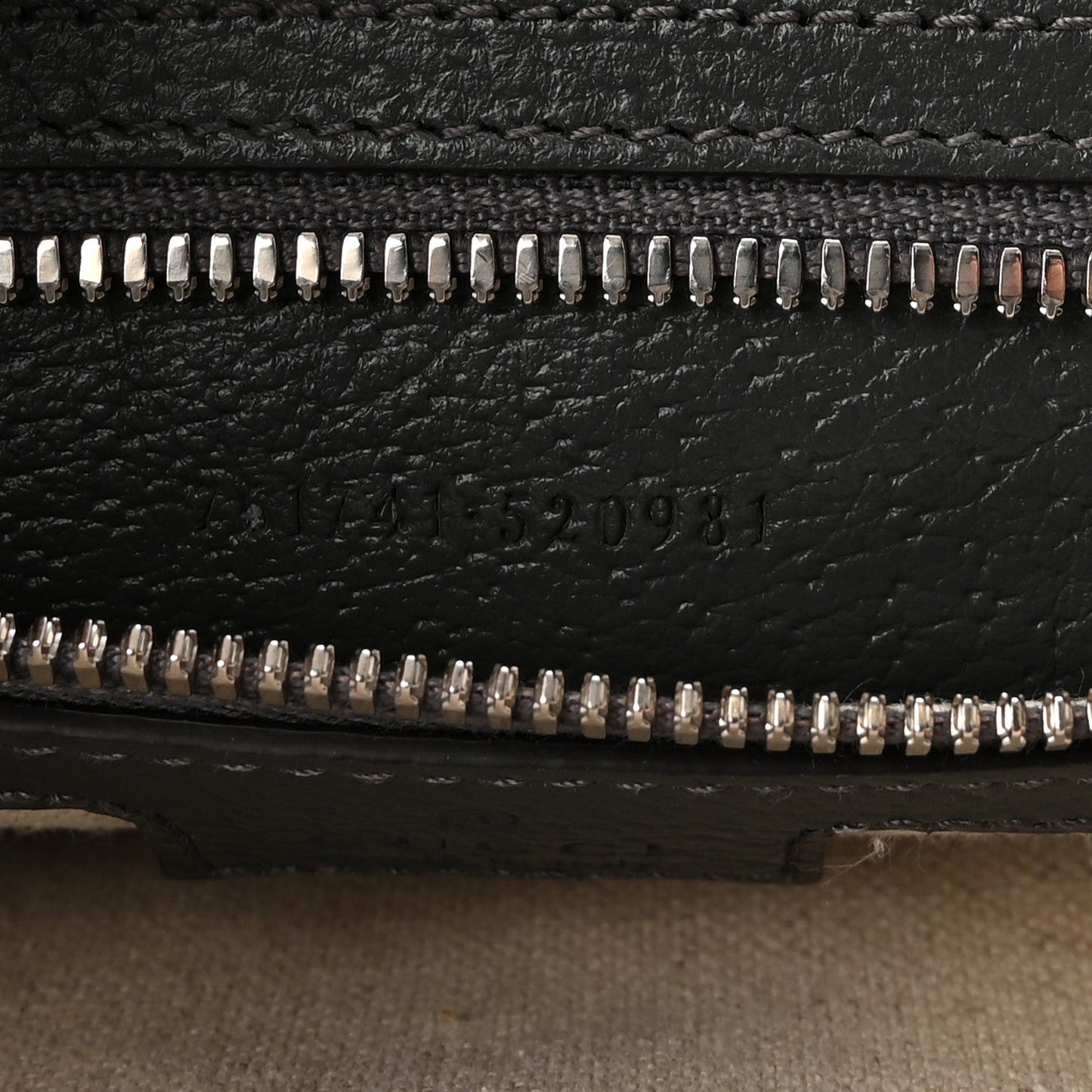 Tender GG Supreme Monogram Textured Dollar Calfskin Ophidia Messenger Bag Grey Black Graphite Grey
