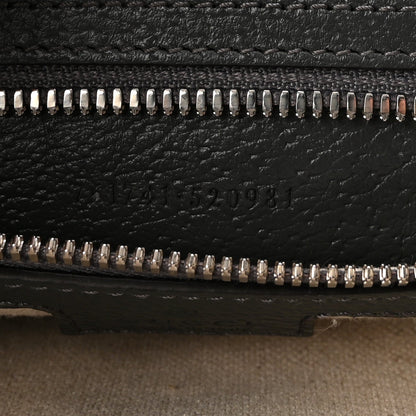 Tender GG Supreme Monogram Textured Dollar Calfskin Ophidia Messenger Bag Grey Black Graphite Grey