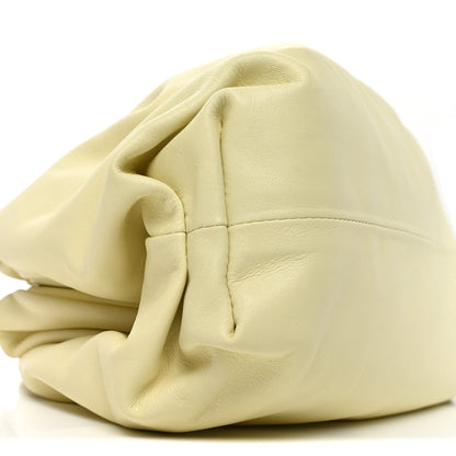 Smooth Butter Calf The Pouch Oversized Clutch Ice Cream