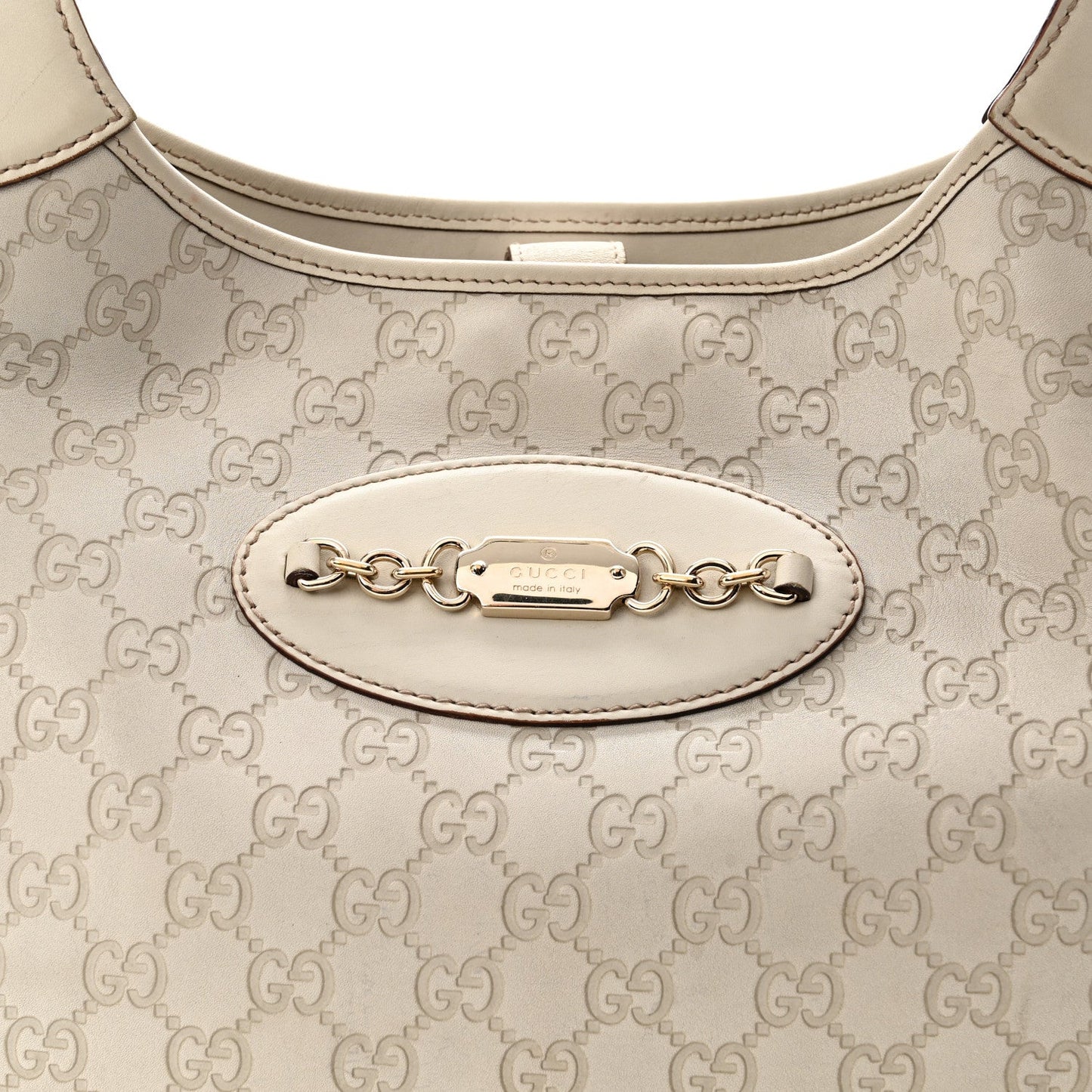 Guccissima Punch Hobo Off White