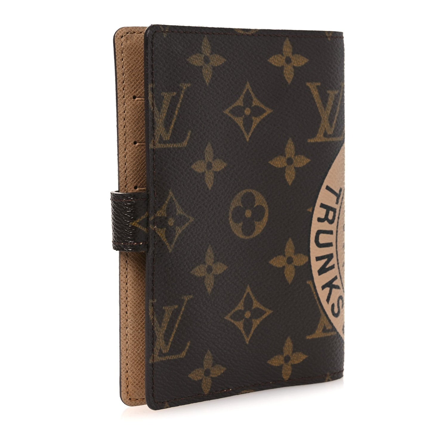 Monogram Complice Trunks and Bags Small Ring Agenda Cover Beige