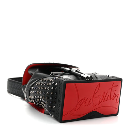 Calfskin Spiked Small Explorafunk Backpack Black