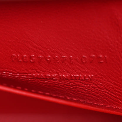 Smooth Calfskin Manhattan Shoulder Bag Rouge Eros