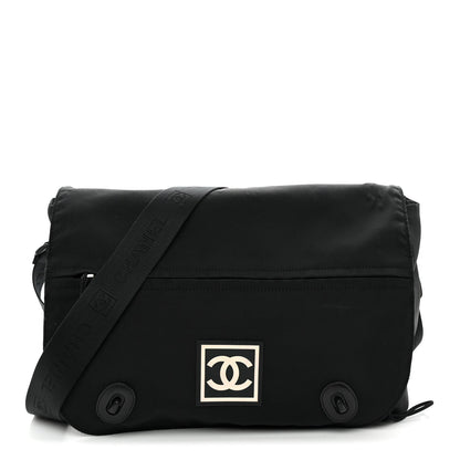 Nylon Sport CC Messenger Black