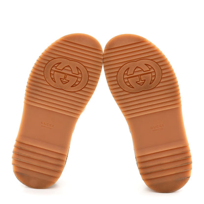 Monogram Maxi GG Angelina Platform 55mm Slide Sandals 36 Camel Ebony