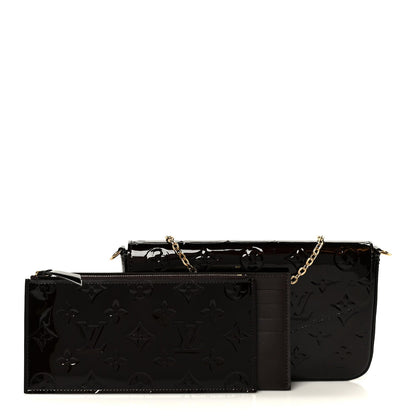Vernis Pochette Felicie Chain Wallet Amarante