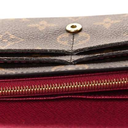 Monogram Sarah Wallet NM Fuchsia