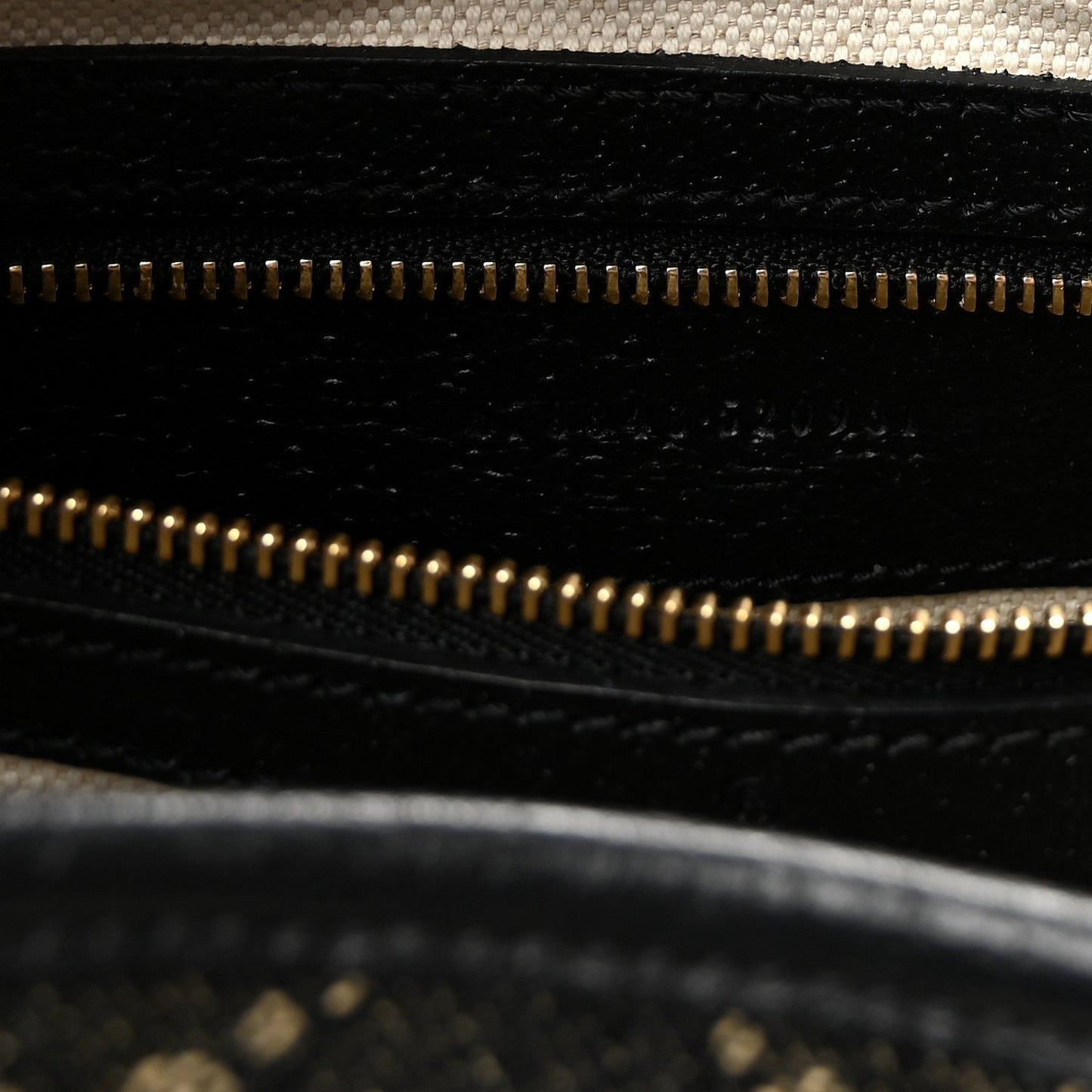 Jacquard Denim GG Monogram Small Jackie 1961 Hobo Black Ivory